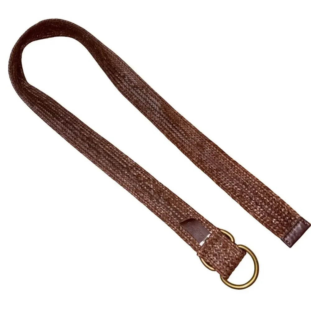 J. McLaughlin Brown Woven Leather Belt    Size: S